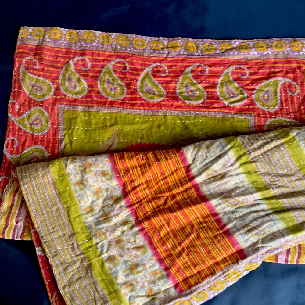 Handmade throw blanket/tapestry